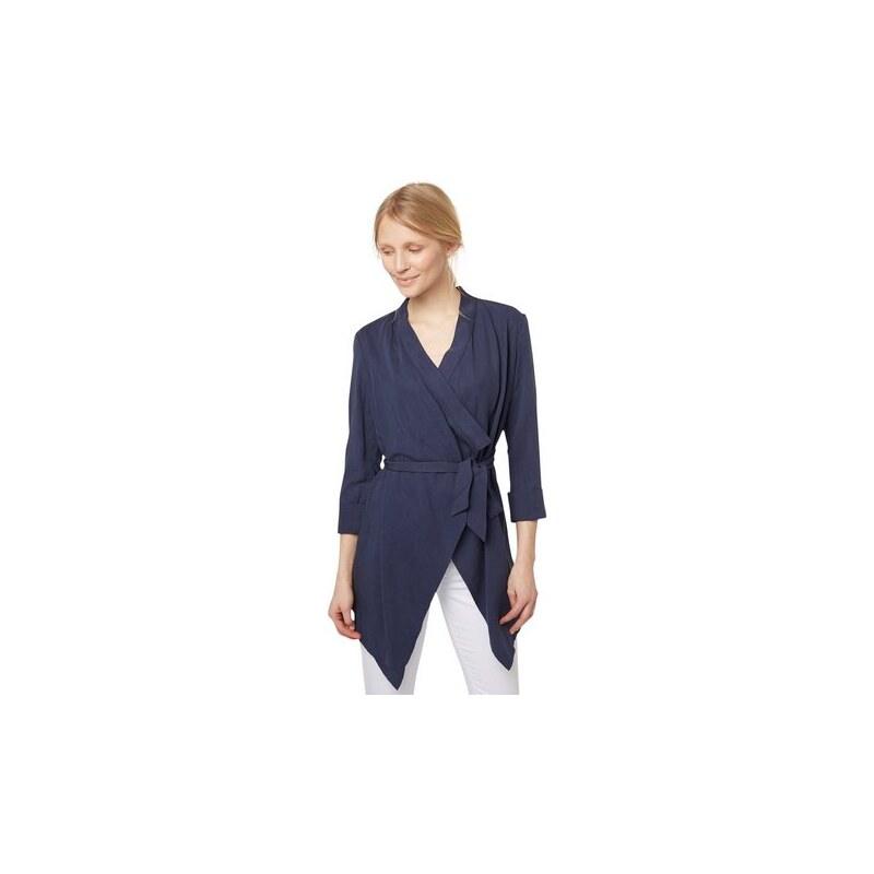 Tom Tailor Damen Blazer lyocell kimono jacket blau 36,38,40,42,44,46