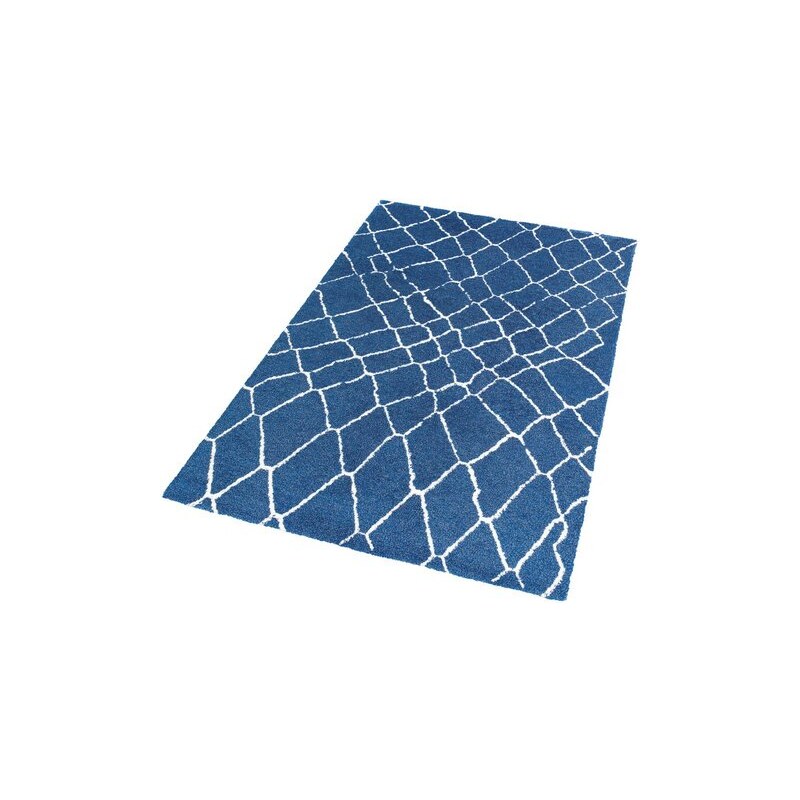 Hochflor-Teppich Dream Höhe 25 mm getuftet SCHÖNER WOHNEN KOLLEKTION blau 2 (B/L: 80x150 cm),3 (B/L: 120x180 cm),4 (B/L: 160x230 cm),6 (B/L: 200x290 cm)
