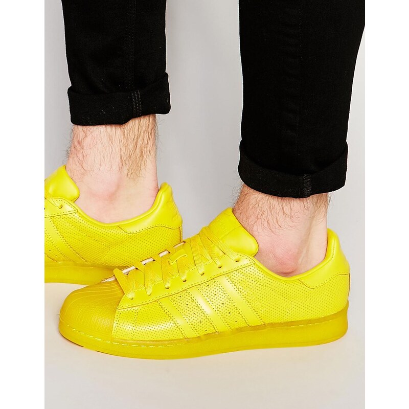 adidas Originals - Superstar adicolor - Gelbe Sneaker, S80328 - Gelb