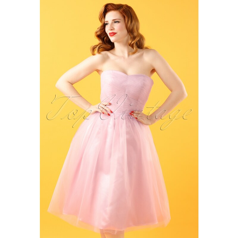 Bunny 50s Tamara Party Dress in Soft Pink