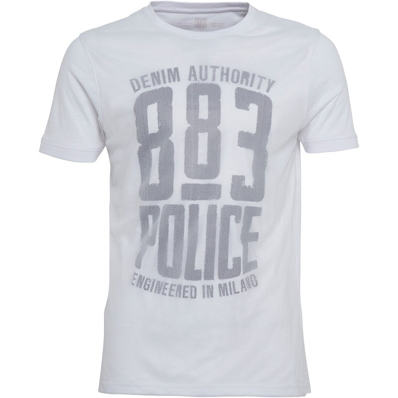 883 Police Herren Calistic T-Shirt Weiß