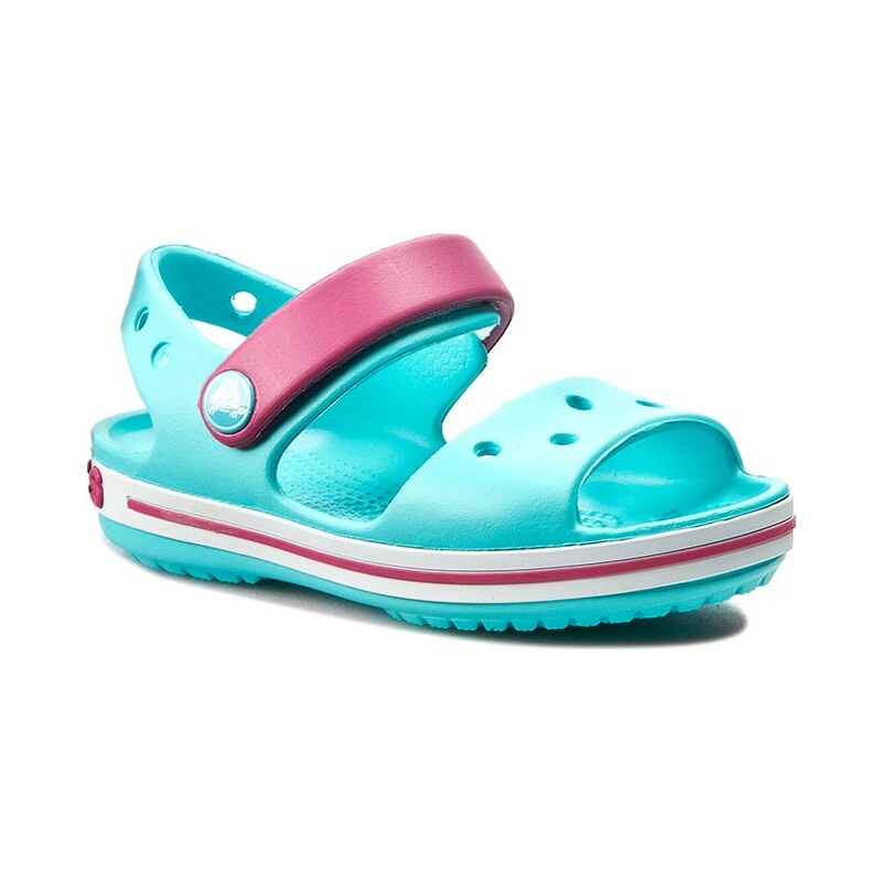 Sandalen CROCS - Crocband Sandal Kids 12856 Pool/Candy Pink