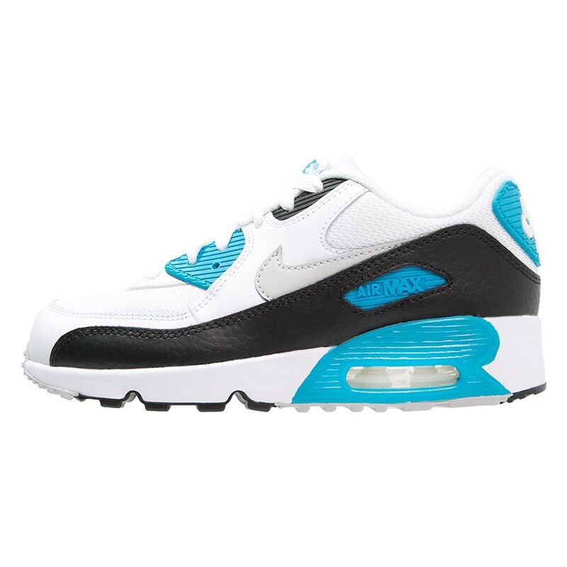 Nike Sportswear AIR MAX 90 Sneaker low white/neutral grey/black/blue lagoon