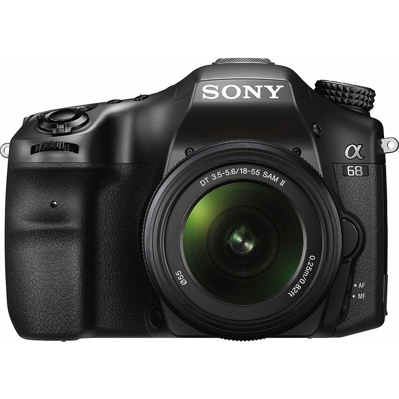 Sony Alpha ILCA-68K Objektivkamera, SAL-1855 Zoom, 24,2 Megapixel, 6,7 cm (2,7 Zoll) Display