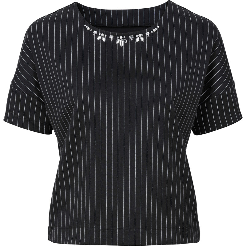 RAINBOW Shirt halber Arm in schwarz für Damen von bonprix