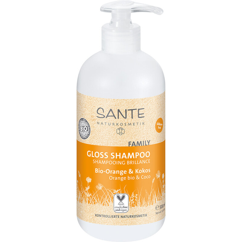 Sante Glanz Shampoo Bio Orange & Coco Haarshampoo 500 ml