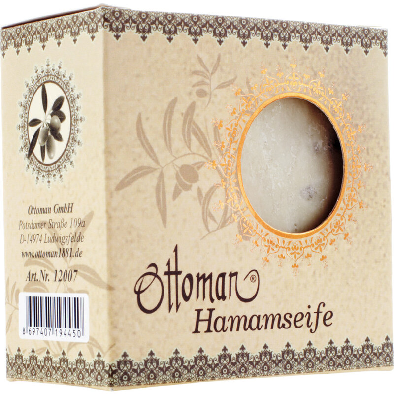 Ottoman Hamamseife - Olive Stückseife 200 g