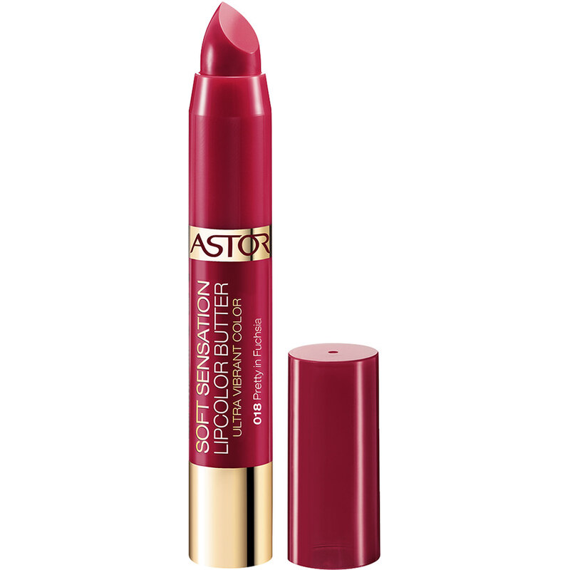 Astor Nr. 018 - Pretty In Fuchsia Soft Sensation Lipcolor Butter Ultra Vibrant Color Lippenstift 5 g