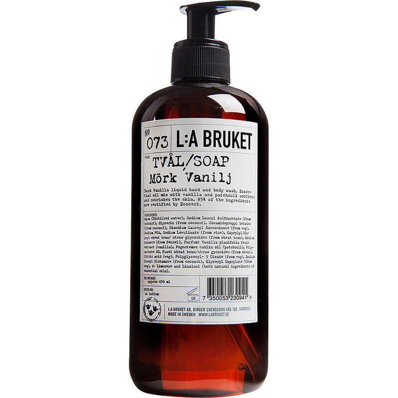 L:A BRUKET No.73 Dark Vanilla Flüssigseife 450 ml