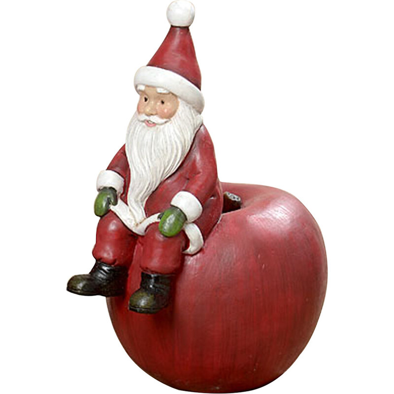 Douglas Deko & Geschenke Santa Lenard auf Apfel sitzend Sinnliche Momente Dekoration
