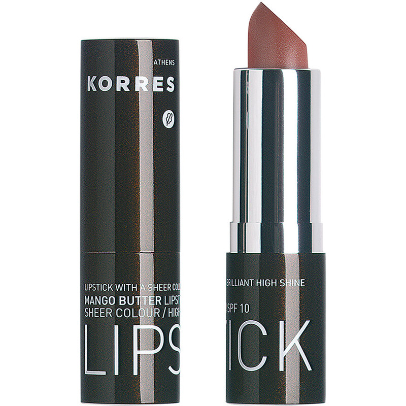 Korres natural products 36 brown Mango Butter Lipstick SPF 10 Lippenstift 3.5 g