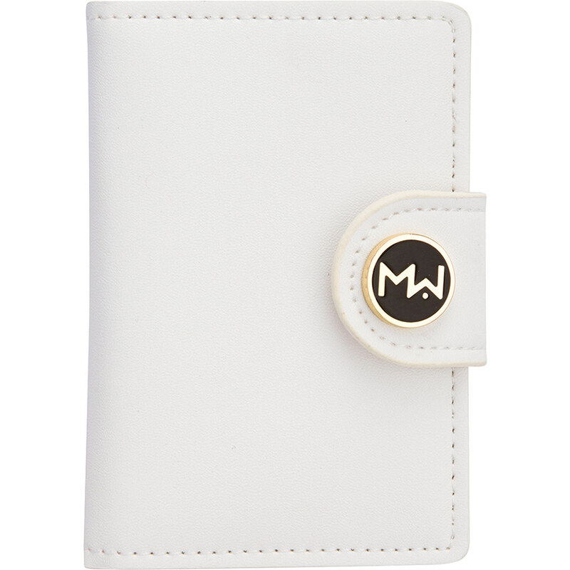 Mai Couture White Papier Wallet Make-up Tasche 1 Stück