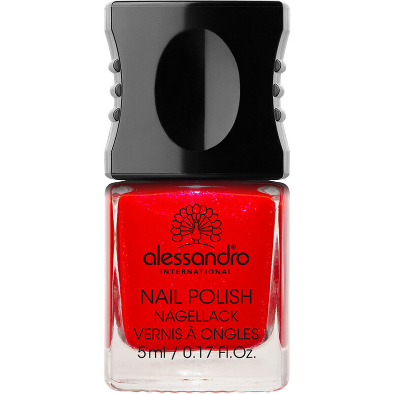 Alessandro 44 - Pink Cadillac Hot Red & Soft Brown Nagellack 10 ml