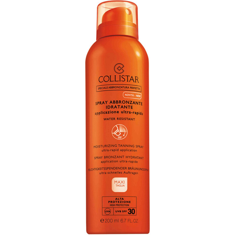 Collistar Moisturizing Tanning Spray SPF 30 Sonnenspray 200 ml