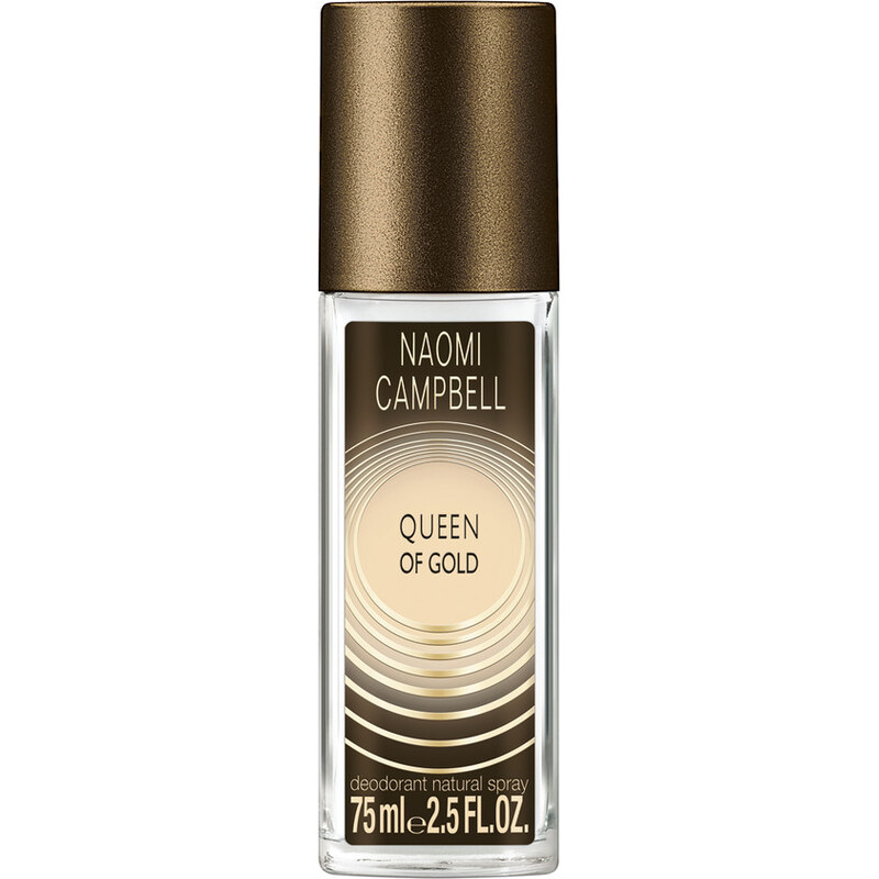 Naomi Campbell Queen of Gold Natural Spray Deodorant 75 ml für Frauen