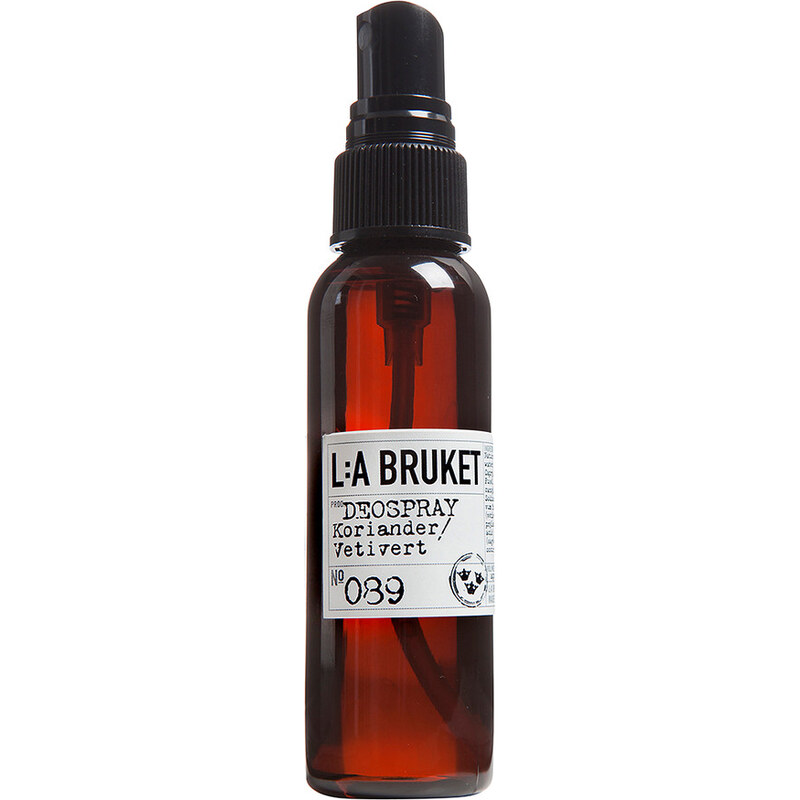L:A BRUKET No.89 Coriander/Vetiver Deodorant Spray 60 ml
