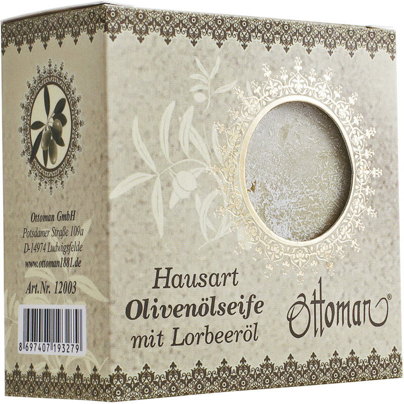 Ottoman Olivenölseife - Hausart weiß Stückseife 200 g