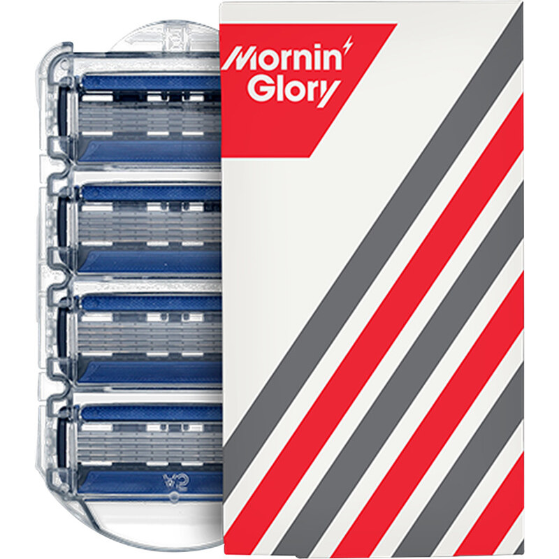 Mornin‘ Glory Alpha - 4 Klingen Rasierklingen 1 Stück