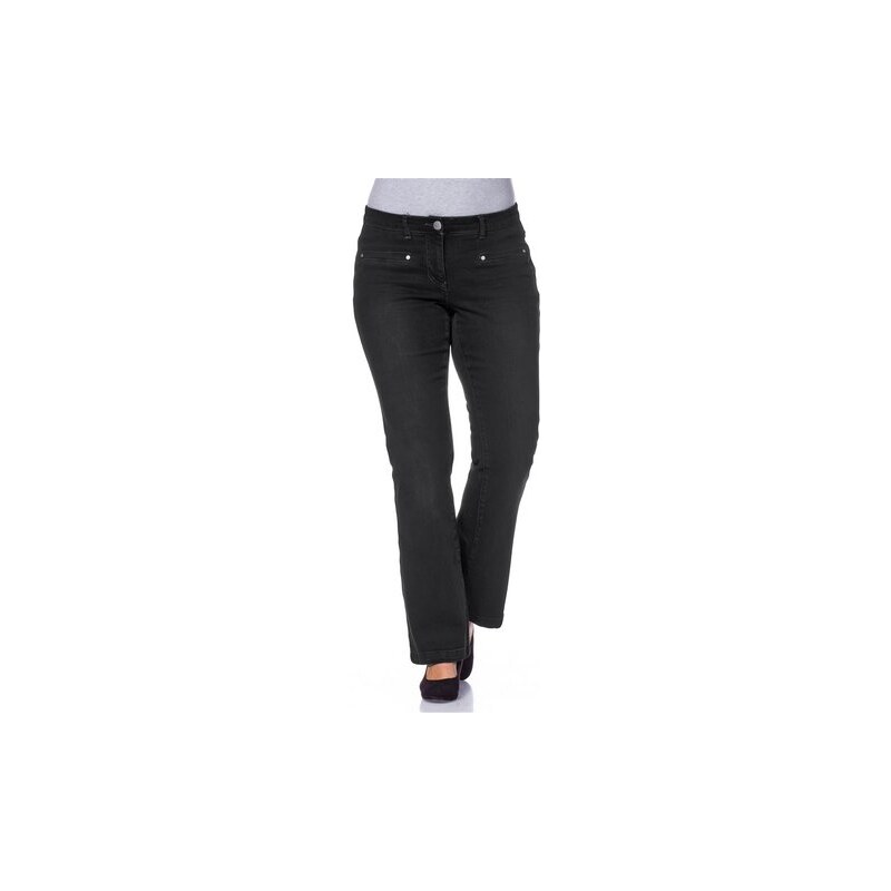 Damen Bootcut-Stretch-Jeans mit Ziertaschen Joe Browns schwarz 21,22,23,24,25,88,92,96,100,104