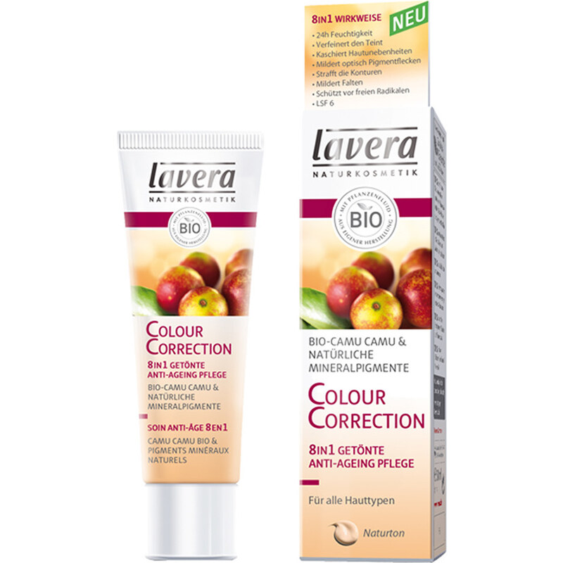 lavera 8-in-1 getönte Anti-Ageing Pflege CC Cream 30 ml für Frauen