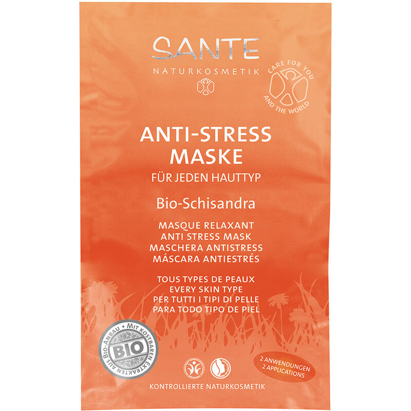 Sante Anti-Stress Maske Bio-Schisandra 15 ml für Frauen