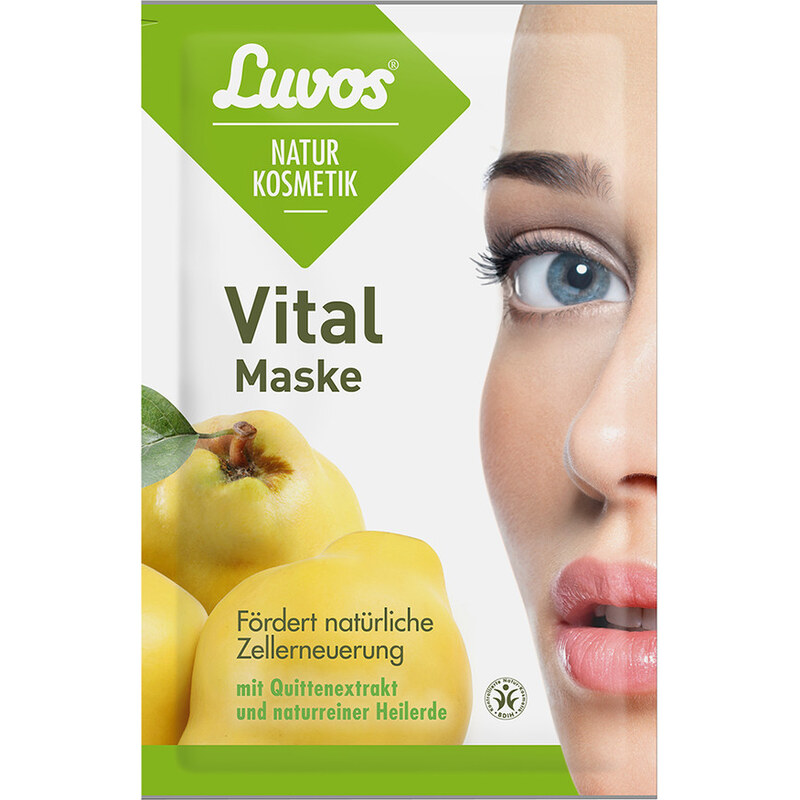 Luvos Naturkosmetik Creme-Maske Vital mit Quittenextrakt Maske 15 ml