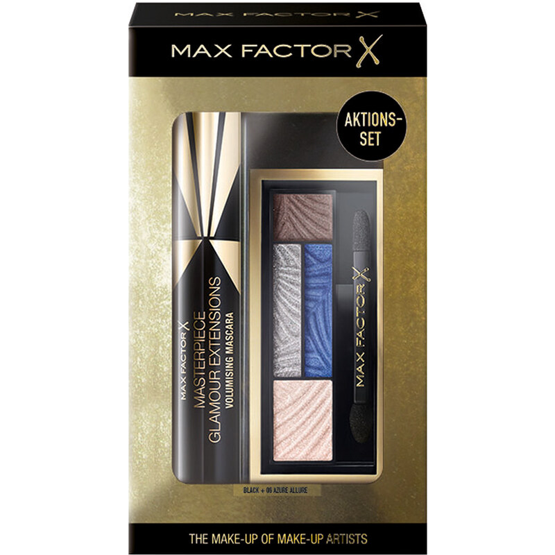 Max Factor Black + Azure Allure Glamour Extensions Mascara Smokey Eye Drama Kit Make-up Set 1 Stück