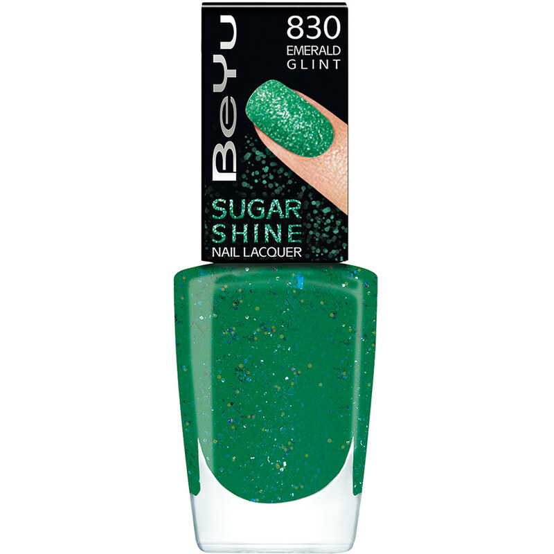 BeYu Nr. 830 - Emerald Glint Sugar Shine Nagellack 9 ml