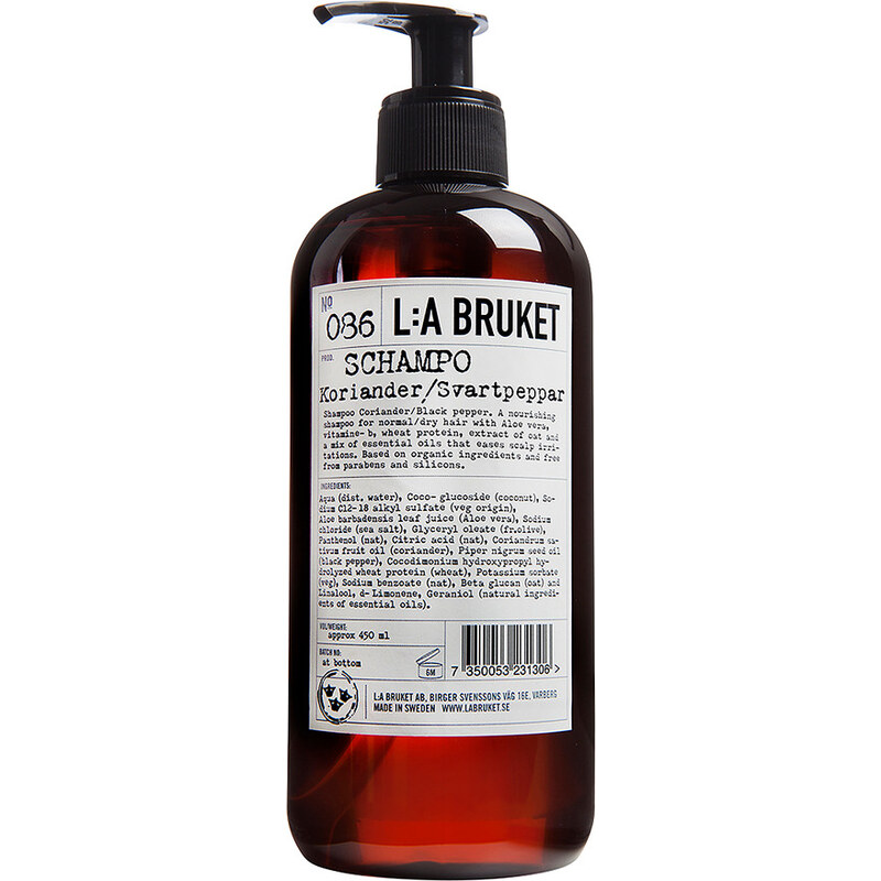 L:A BRUKET 450 ml No.86 Coriander/Black Pepper Haarshampoo