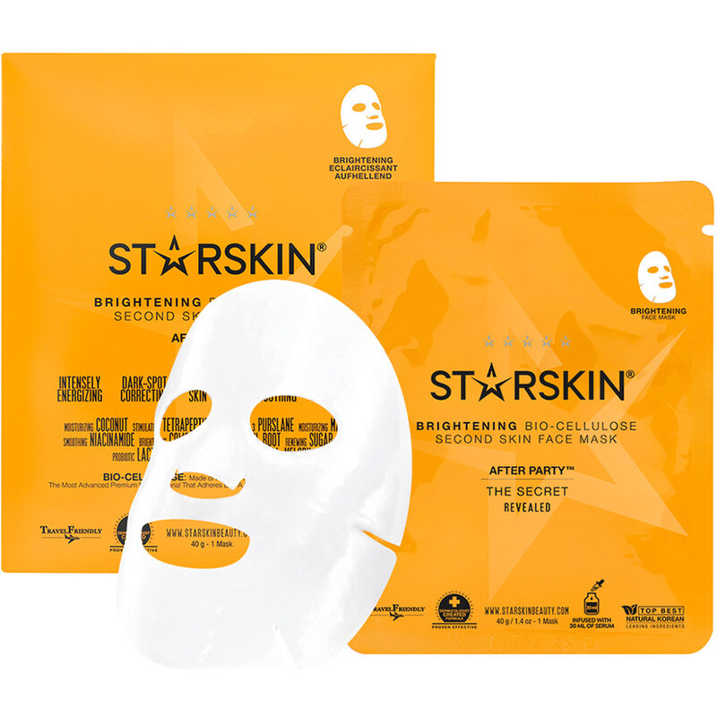 STARSKIN After Party Coconut Bio-Cellulose Brightening Face Mask Maske 30 ml