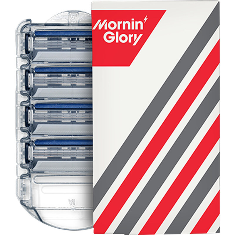 Mornin‘ Glory Freshman - 4 Klingen Rasierklingen 1 Stück