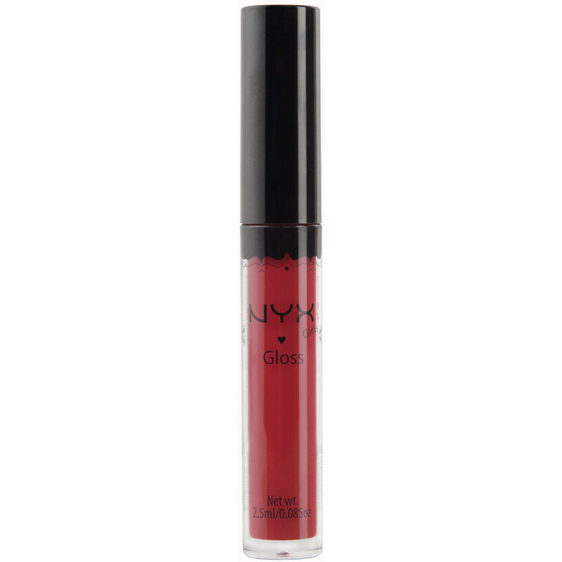 NYX True Red Round Lip Gloss Lipgloss 1 Stück