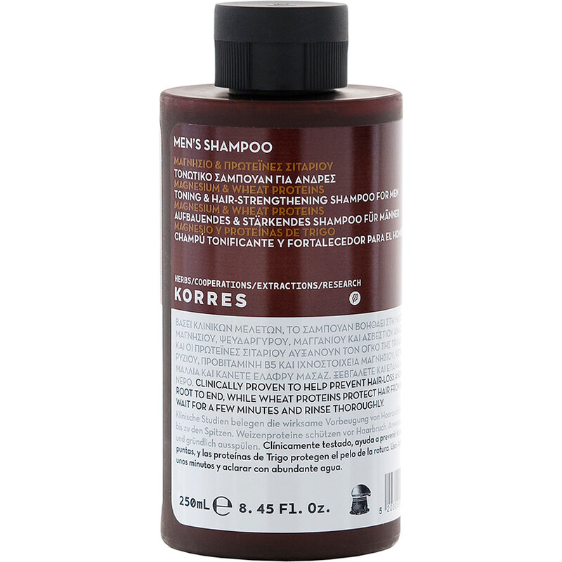 Korres natural products Magnesium & Wheat proteins Haarshampoo 250 ml
