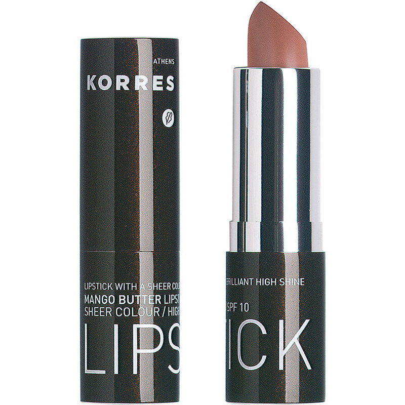 Korres natural products 33 nude Mango Butter Lipstick SPF 10 Lippenstift 3.5 g