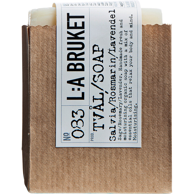 L:A BRUKET No.83 Sage/Rosemary/Lavender Stückseife 120 g