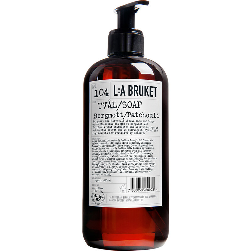 L:A BRUKET No.104 Bergamot/Patchouli Flüssigseife 250 ml