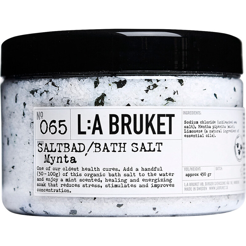 L:A BRUKET No.65 Bath Salt Mint Badesalz 450 g