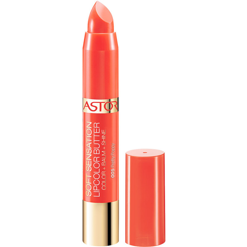 Astor Nr. 005 - Pretty Poppy Soft Sensation Lipcolor Butter Lippenstift 5 g für Frauen