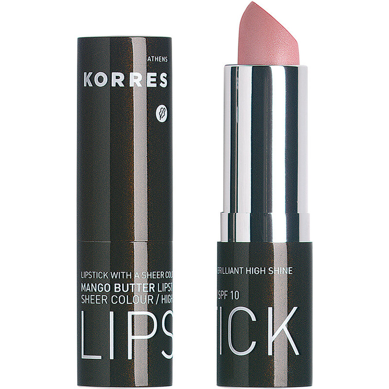Korres natural products 12 frost pink Mango Butter Lipstick SPF 10 Lippenstift 3.5 g