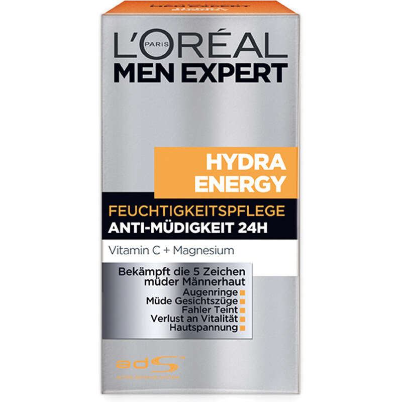 L´Oréal Men Expert Hydra Energy - Feuchtigkeitspflege Anti-Müdigkeit 24H Gesichtscreme 50 ml