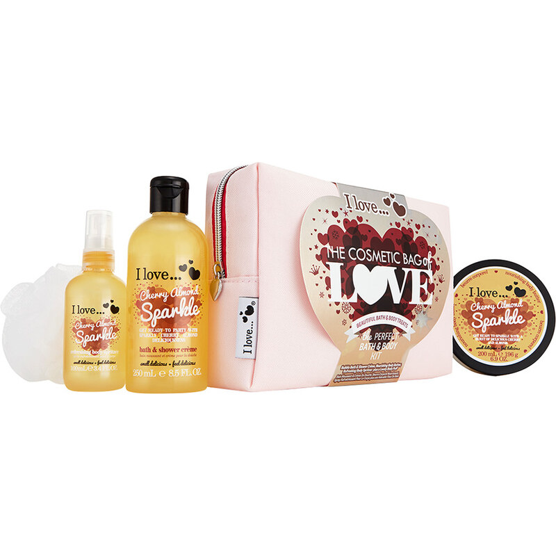 I love... Cosmetic Bag of Love - Cherry Sparkle Körperpflegeset 1 Stück