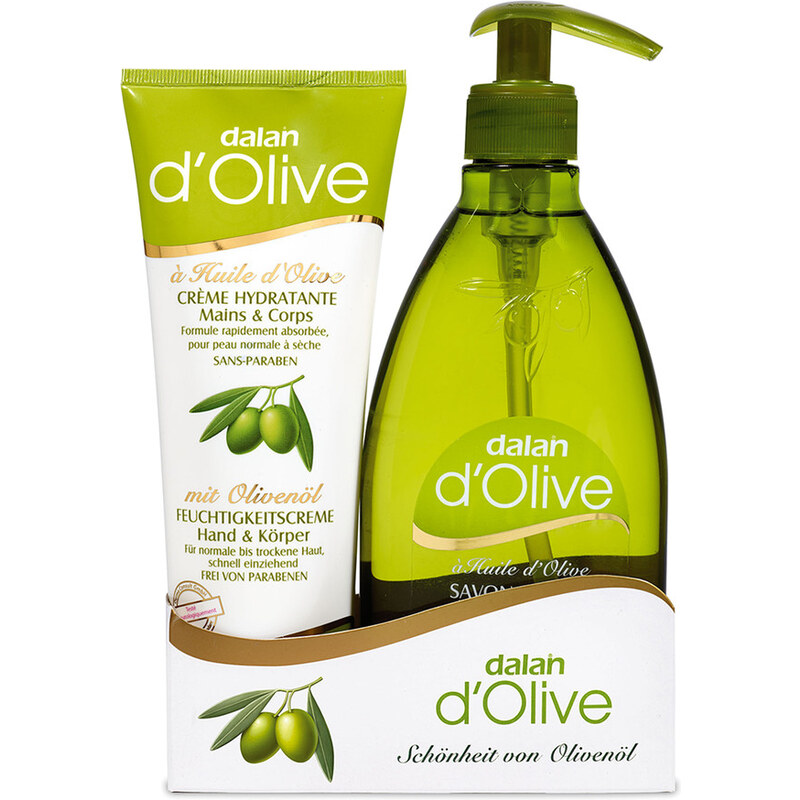 Dalan d’Olive Set - Flüssigseife & Hand- und Körpercreme Geschenkset 1 Stück