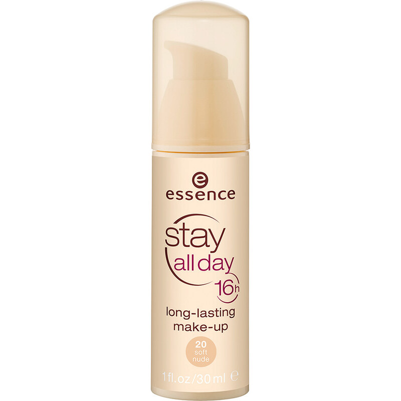 Essence Nr. 20 Soft Nude Stay All Day 16h Long-lasting Make-up Foundation 30 ml