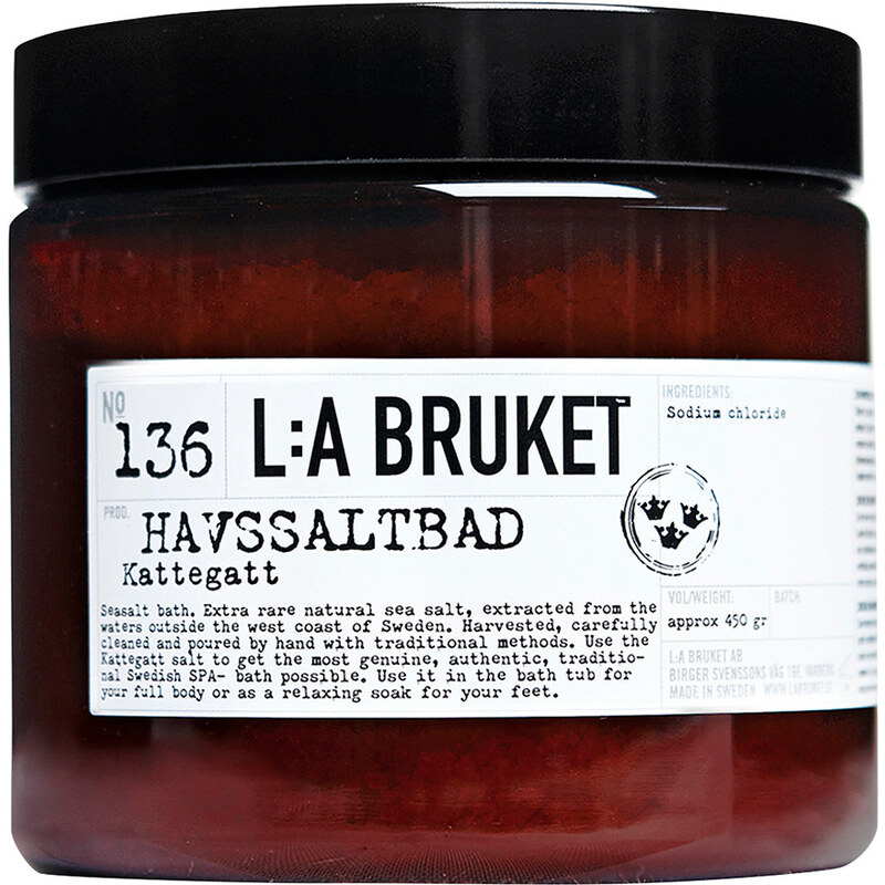 L:A BRUKET No.136 Sea Salt Bath Kattegatt Badesalz 450 g