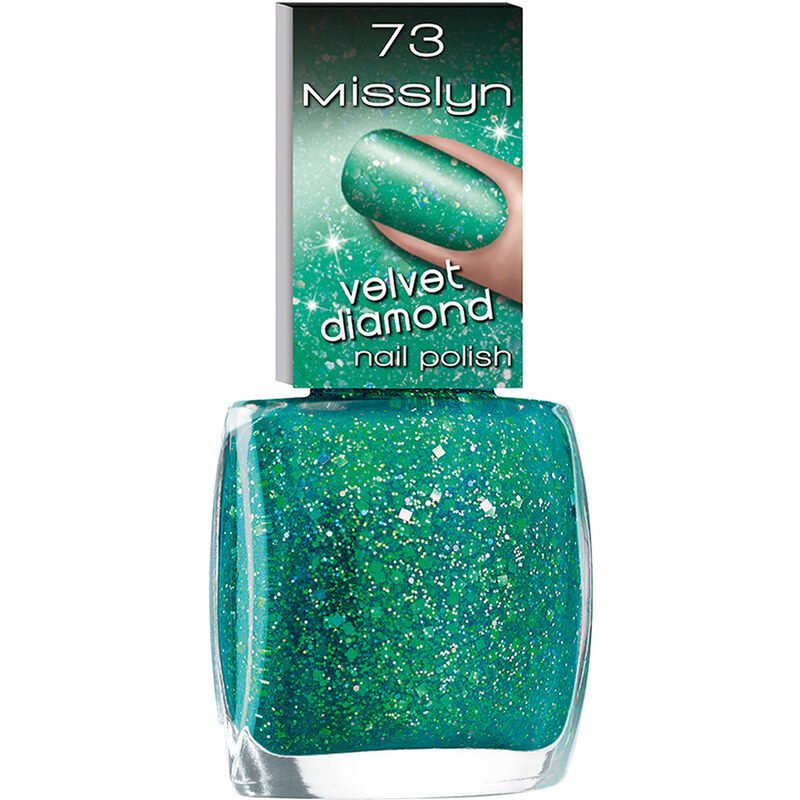 Misslyn Nr. 73 - Oriental Emerald Velvet Diamond Nail Polish Nagellack 10 ml
