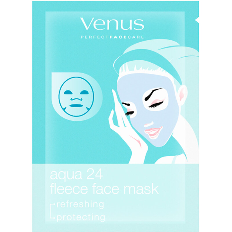 Venus Aqua 24 Face Cloth Mask Maske 1 Stück