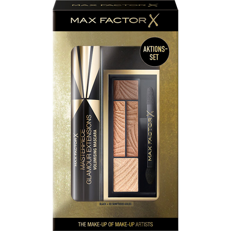 Max Factor Black + Sumptuous Golds Glamour Extensions Mascara Smokey Eye Drama Kit Make-up Set 1 Stück