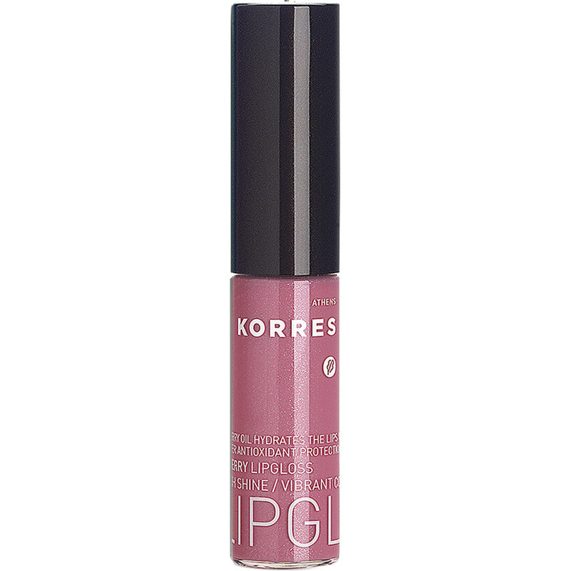 Korres natural products 23 light purple Cherry Full Colour Gloss Lipgloss 6 ml