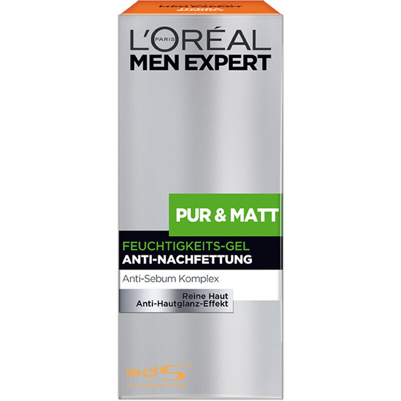 L´Oréal Men Expert Pur & Matt - Feuchtigkeitsgel Anti-Nachfettung Gesichtsgel 50 ml