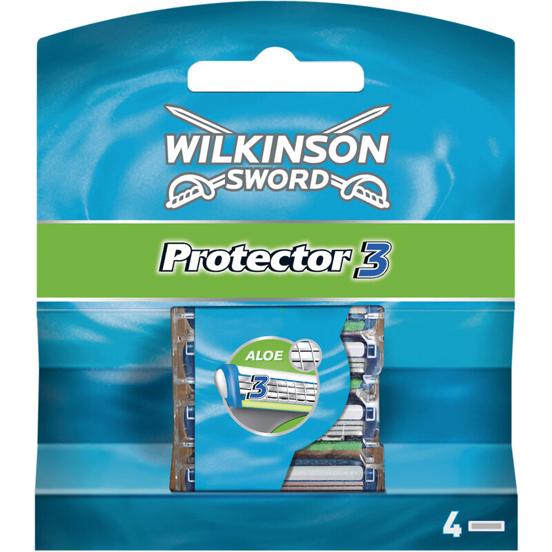 Wilkinson Klingen 4er Pack Protector 3 - mit Aloe Vera Rasierklingen 1 Stück